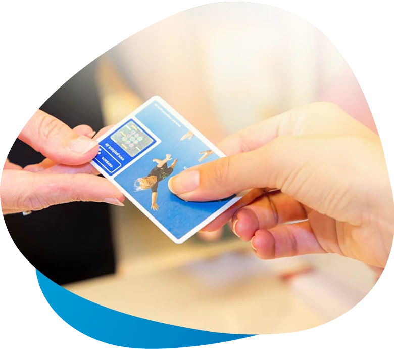 The Payback card is handed out at the counter at the Apotheke am Westerbach